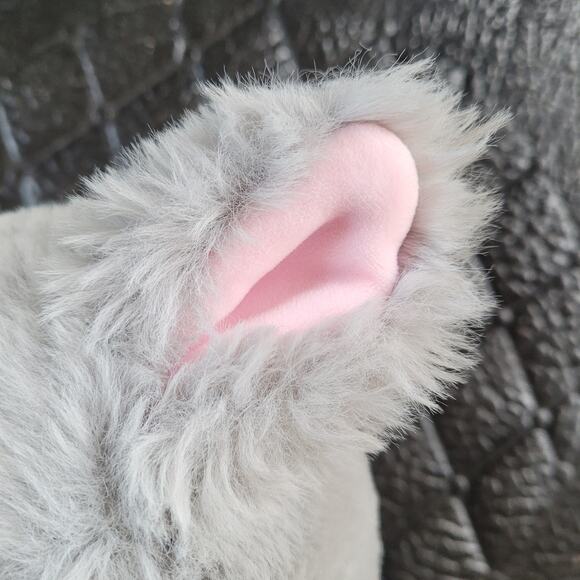 World's Softest Plush Gray Bunny Stuffed Animal Easter Rabbit - Picture 7 of 12